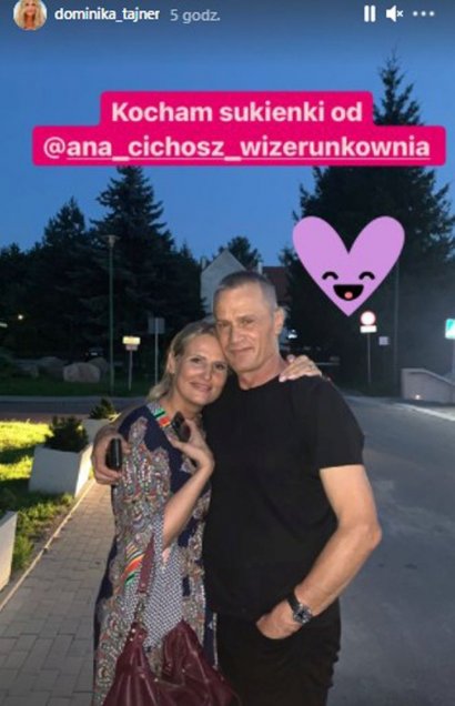 Dominika Tajner w poniedziałek w końcu pierwszy raz pokazała swojego nowego partnera! 42-latka zamieściła na Instagram Stories zdjęcia, do których pozuje z przystojnym, odrobinę siwym mężczyzną!