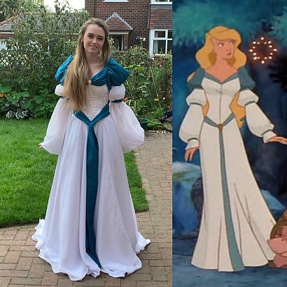Ta dziewczyna tworzy niezwykłe suknie księżniczek Disneya!