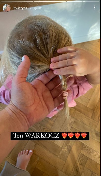 możliwość zrobienia jej warkoczyka. Każda mama, która ma córkę czeka tak samo na ten moment ;)