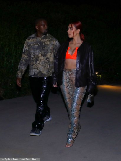 Kim Kardashian żartowała też ze swojego męża, Kanye Westa.