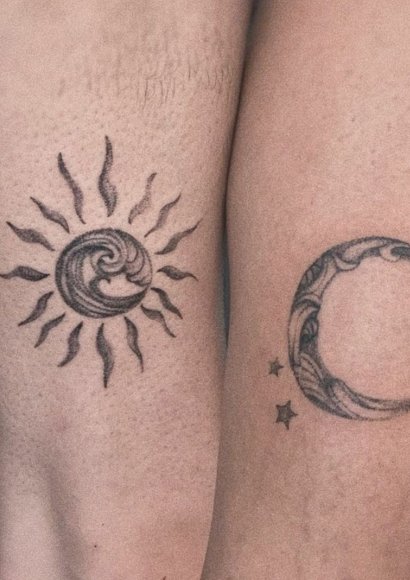 Motyw słońca i księżyca?