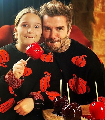 David Beckham dodał dwa zdjęcia ze swoją córką.