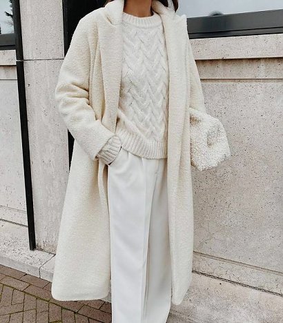 Total white look...