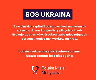 Potrzebne jest wsparcie rzeczowe