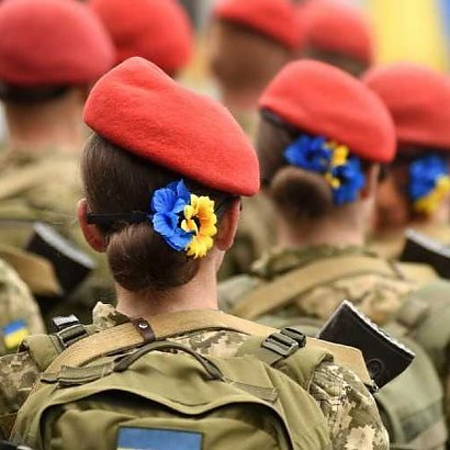 Dnia Kobiet i nawiązujący do ukraińskich kobiet, które są żołnierzami.