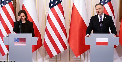 Prezydent RP Andrzej Duda spotkał się z wiceprezydentką USA!  Zobaczcie w galerii memy ze spotkania głowy państwa z Kamalą Harris!