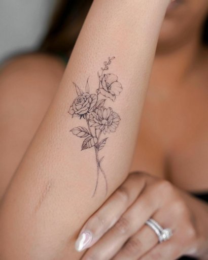 Zobacz piękne tatuaże z motywem kwiatów!