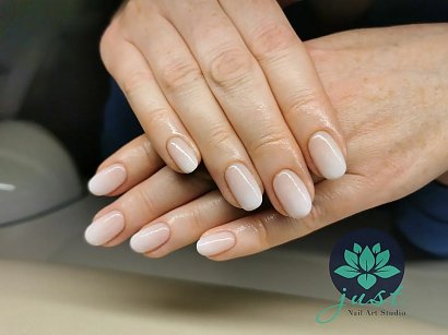 delikatne french ombre