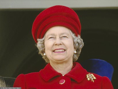 Królowa Elżbieta II...