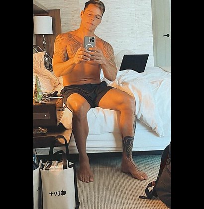 Ricky Martin chętnie publikuje swoje prywatne zdjęcia na Instagramie.