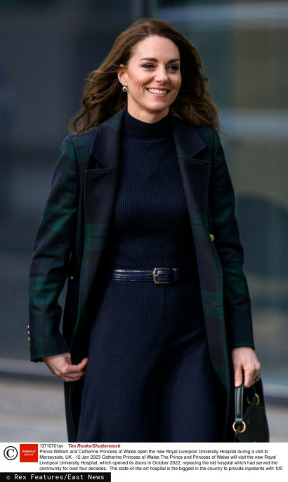 Kate Middleton w bardzo stylowym komplecie! Czyżby inspirowała się stylem hiszpańskiej monarchini?