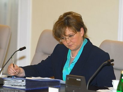 Anna Kalata za czasów pełnienia funkcji w rządzie