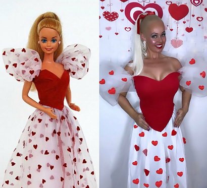Kochała też lalki Barbie i ich stroje.