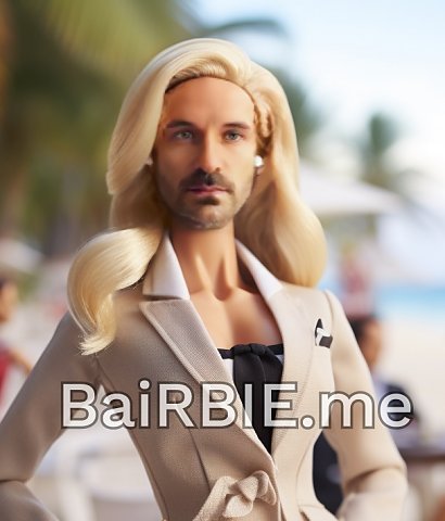 Piotr Stramowski jako Barbie.