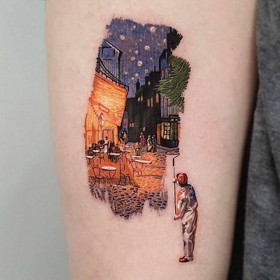 #citytattoo - tatuaż panoramy miasta. Piękne malunki, zapierające dech w piersiach