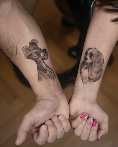 Tatuaże dla par - 15 wspaniałych inspiracji za zakochanych!
